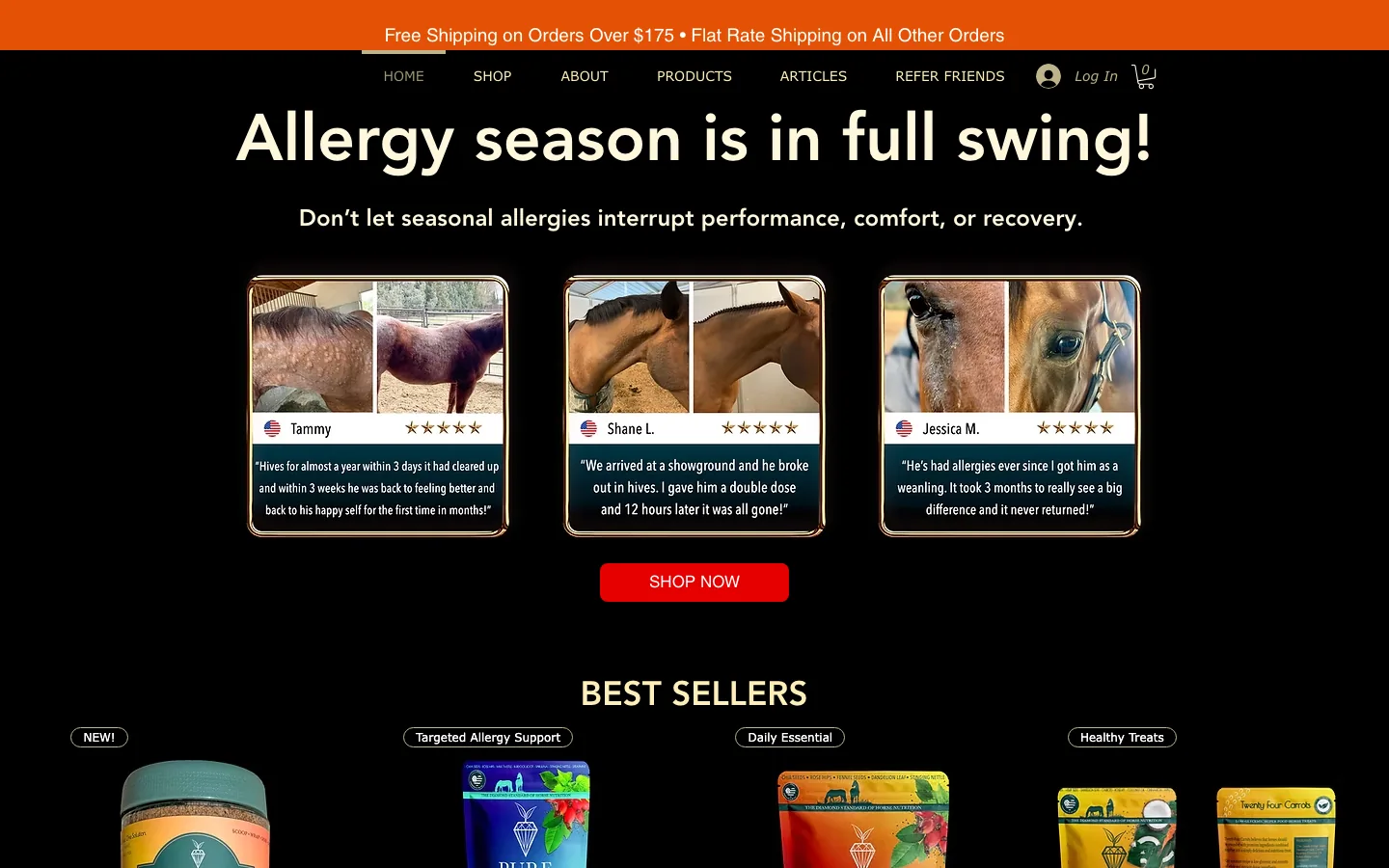 Twenty Four Carrots website homepage.
